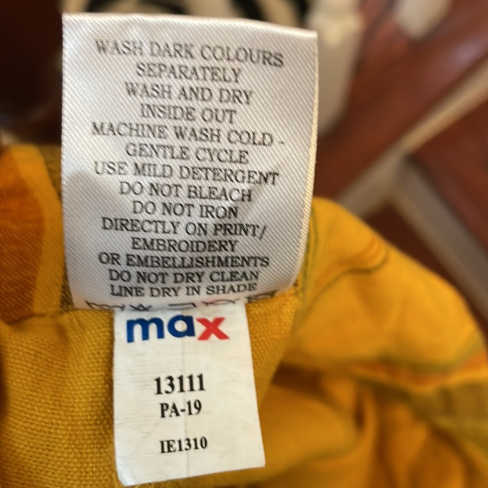 MAX Button Side Slit Cotton Pants Size S 😘 - Picture 3 of 11